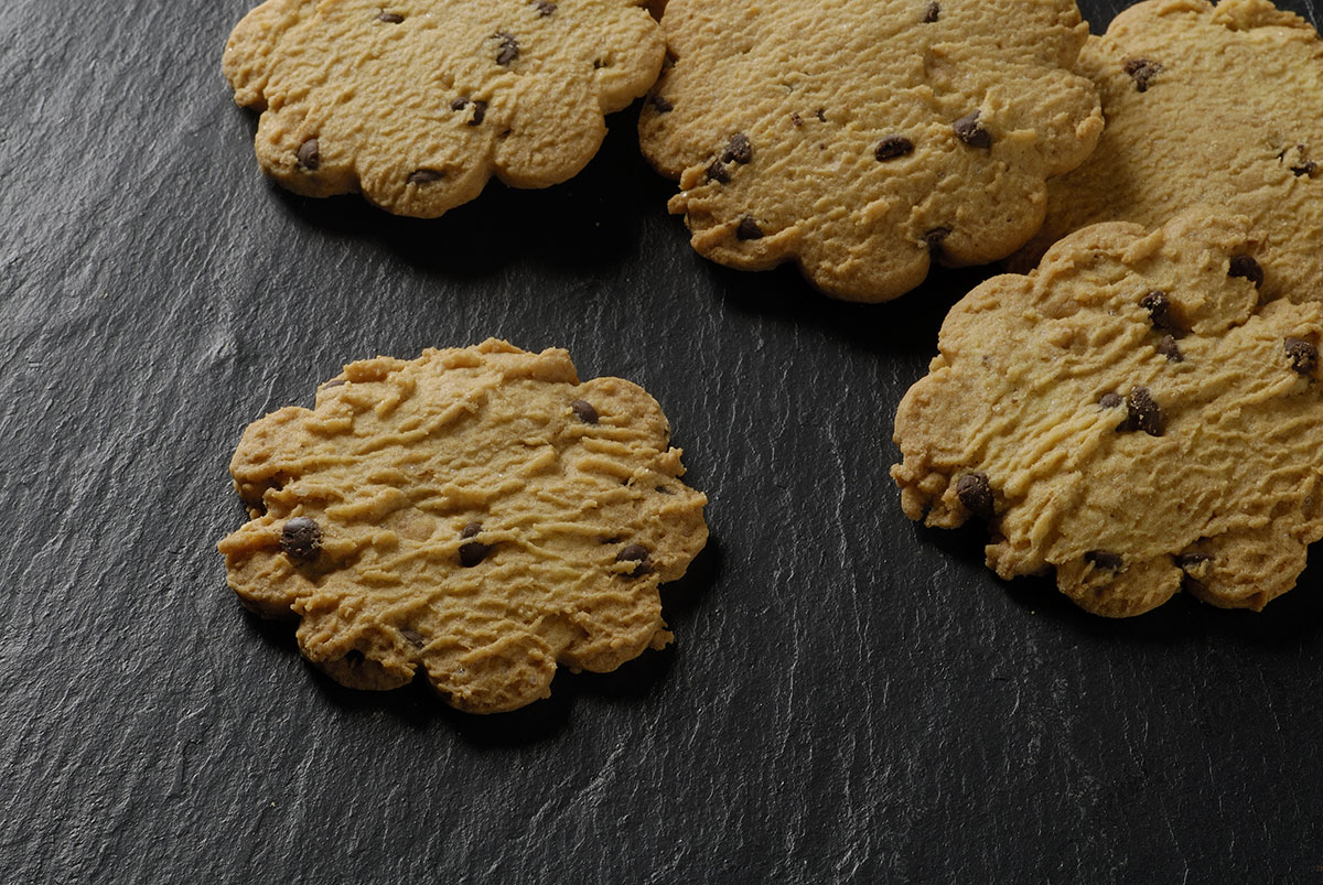 Biscotti Caserecci con gocce di cioccolato